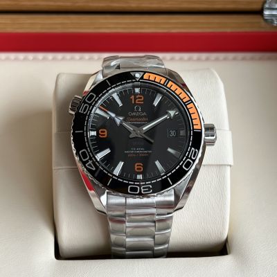 Fun Factory Copy Omega Seamaster Planet Ocean 600m Swiss Movement Black Orange Solid Ceramic Bezel